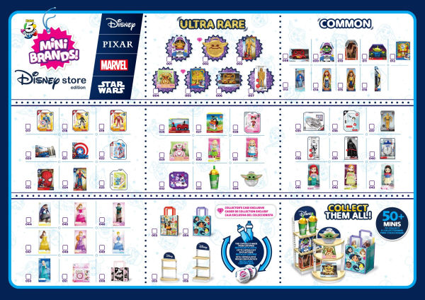 5 Surprise Mini Brands Disney Store Capsule (2 Pack) Collectible Toy by ZURU