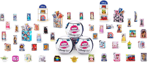 5 Surprise Mini Brands Disney Store Capsule (2 Pack) Collectible Toy by ZURU