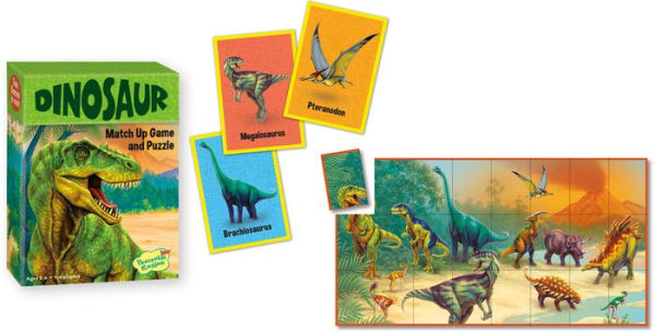 Dinosaur Match Up Game + Puzzle by Peaceable Kingdom(E-B00KS) DIGITAL BOOK