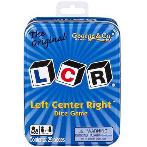 LCR? Left Center Right Dice Game Blue Tin Original by George & Company LLC(E-B00KS) DIGITAL BOOK
