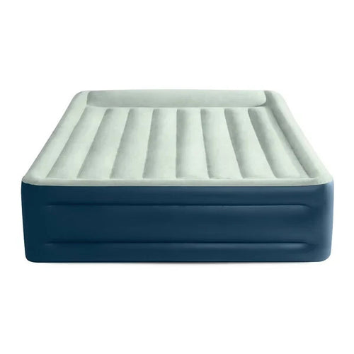 Intex Elevated Pillow Rest Queen Air Mattress With Internal Pump - Off-White 18