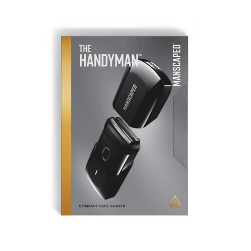 MANSCAPED The Handyman Compact Face Shaver, Portable SkinSafe Men's Travel Facia