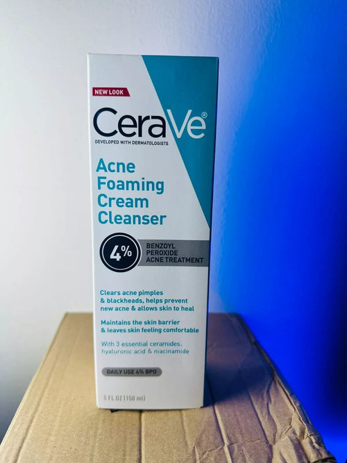 CERAVE ACNE FOAMING CREAM FACIAL CLEANSER 5OZ 05/2026