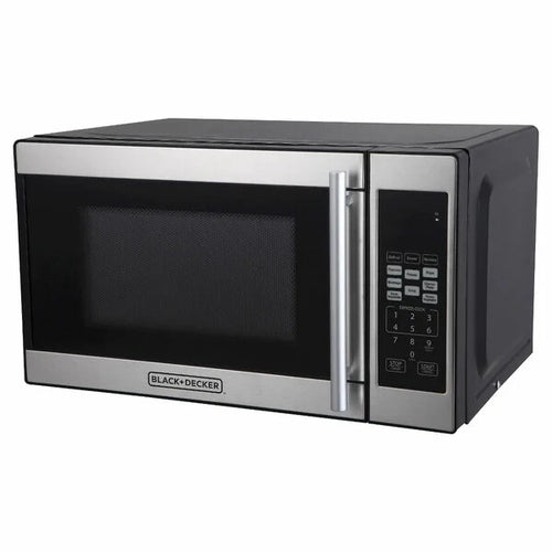 BLACK+DECKER 0.7 Cubic Feet 700 Watt Black Microwave Oven