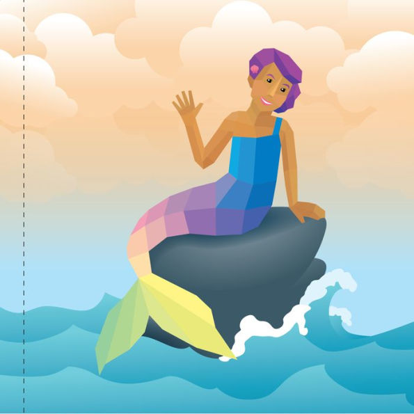 Paint by Sticker Kids: Mermaids & Magic!: Create 10 Pictures One Sticker at a Time! Includes Glitter Stickers(E-B00KS) DIGITAL BOOK