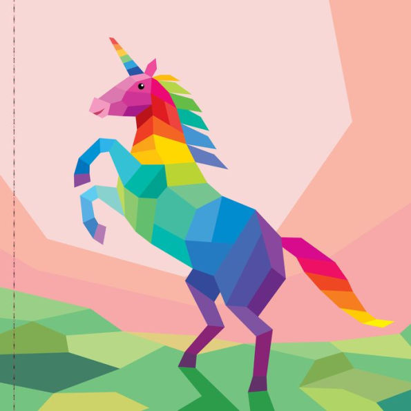 Paint by Sticker Kids: Rainbows Everywhere!: Create 10 Pictures One Sticker at a Time!(E-B00KS) DIGITAL BOOK