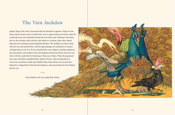 Aesop's Fables Hardcover: The Classic Edition by acclaimed illustrator, Charles Santore(E-B00KS) DIGITAL BOOK