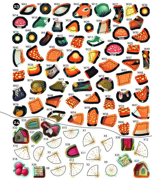 Sticker By Number Whimsical Wonder(E-B00KS) DIGITAL BOOK