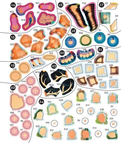 Sticker By Number Whimsical Wonder(E-B00KS) DIGITAL BOOK