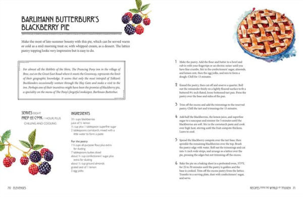 Recipes from the World of Tolkien: Inspired by the Legends(E-B00KS) DIGITAL BOOK