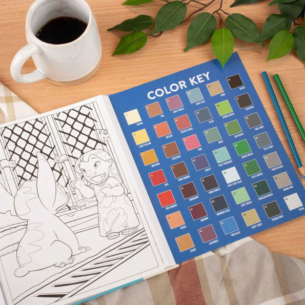 Disney Stitch Color-By-Number(E-B00KS) DIGITAL BOOK