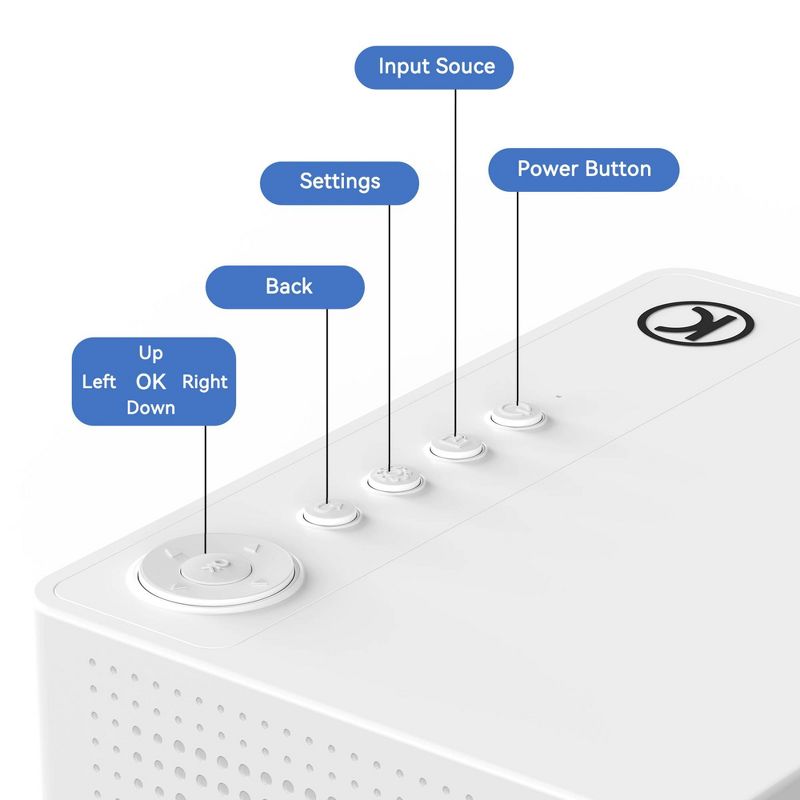 Vankyo Leisure 470W 720P Portable Projector with Wireless Connectivity