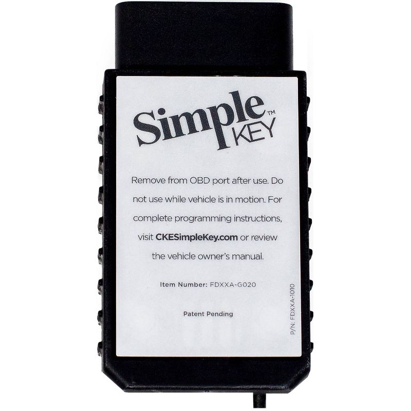 Car Keys Express Ford Simple Key FORRK4HSSK-PK: Vehicle Electronics, Radio Frequency, Black, CR1632 Battery Included