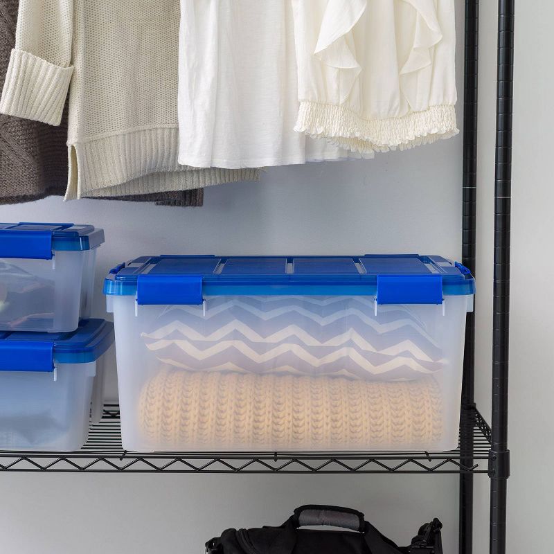 IRIS 60qt WeatherPro Plastic Storage Bin