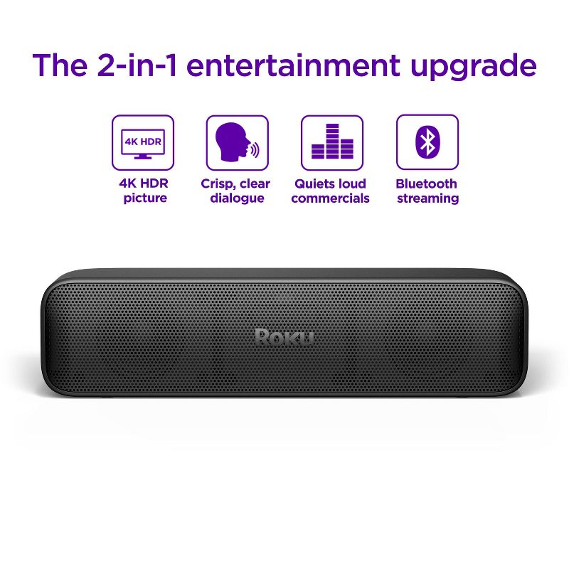 Roku Streambar SE 2-in-1 TV Soundbar with Built-in Streaming, Premium Speakers, & Enhanced Speech Clarity