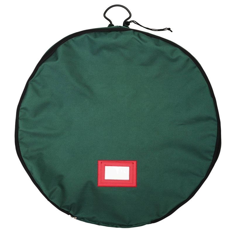30" Wreath Storage Bag with Removable Handle - TreeKeeper: Padded Polyester, Built-In Handles, Spot Clean, 4.23 Volume