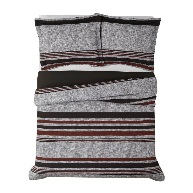 London Fog Warren Stripe Comforter Set