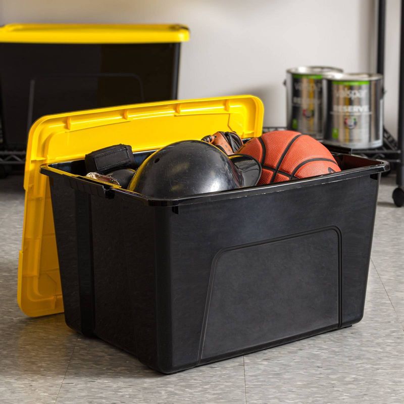 IRIS 60qt Storage Bin with Secure Latching Buckles
