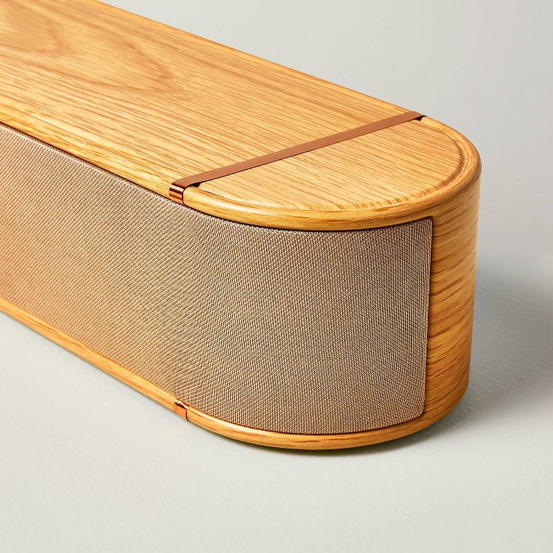 32" Wood & Brass Finish Dolby Digital Soundbar - Hearth & Hand™ with Magnolia