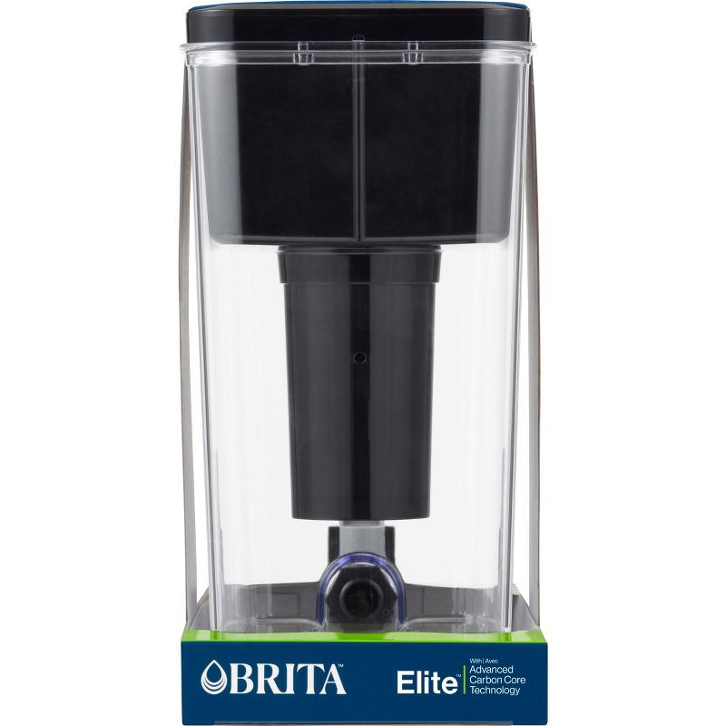 Brita Extra Large 27-Cup UltraMax Filtered Water Dispenser with Filter - Jet Black