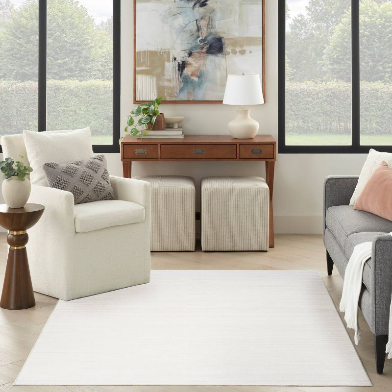 Nourison Machine Washable Modern Essentials Woven Rug