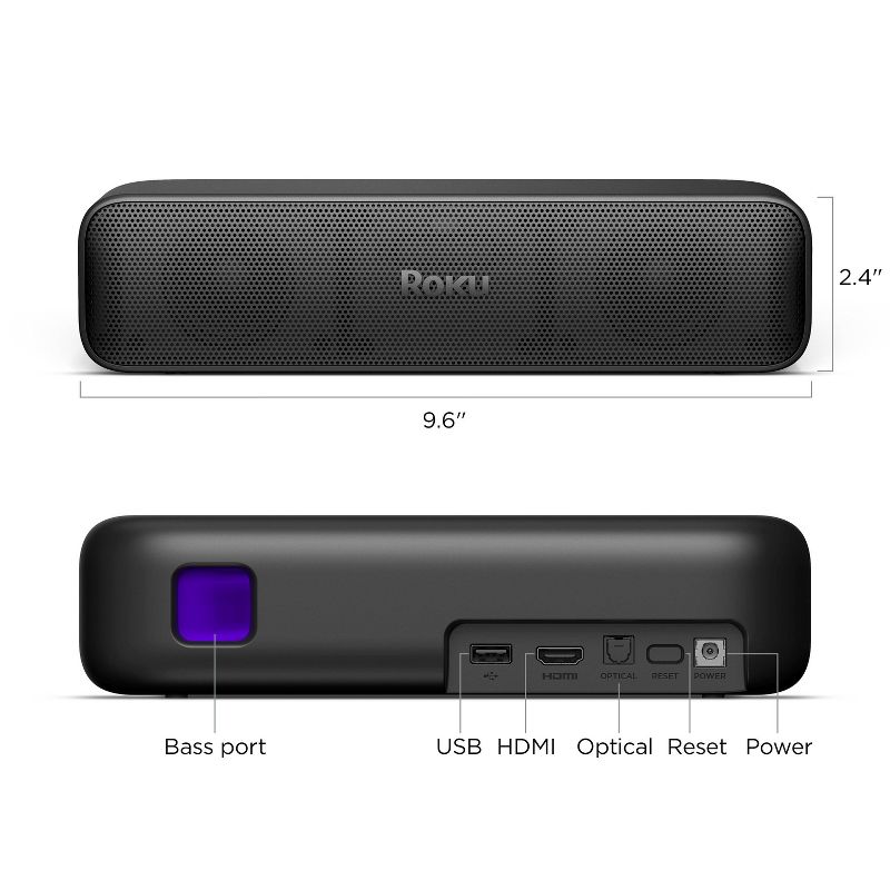 Roku Streambar SE 2-in-1 TV Soundbar with Built-in Streaming, Premium Speakers, & Enhanced Speech Clarity