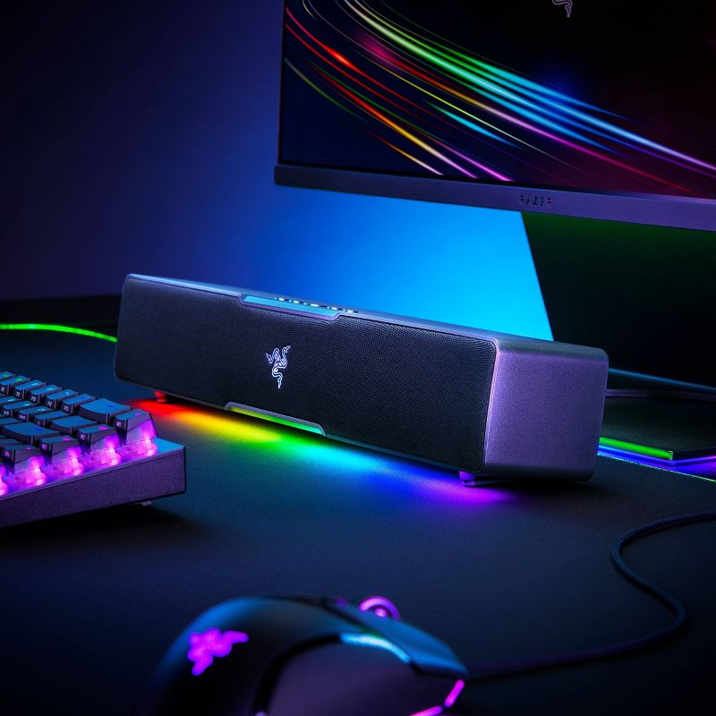 Razer Leviathan V2 X Bluetooth Gaming Speaker with RGB Lighting (1-Piece) - Black