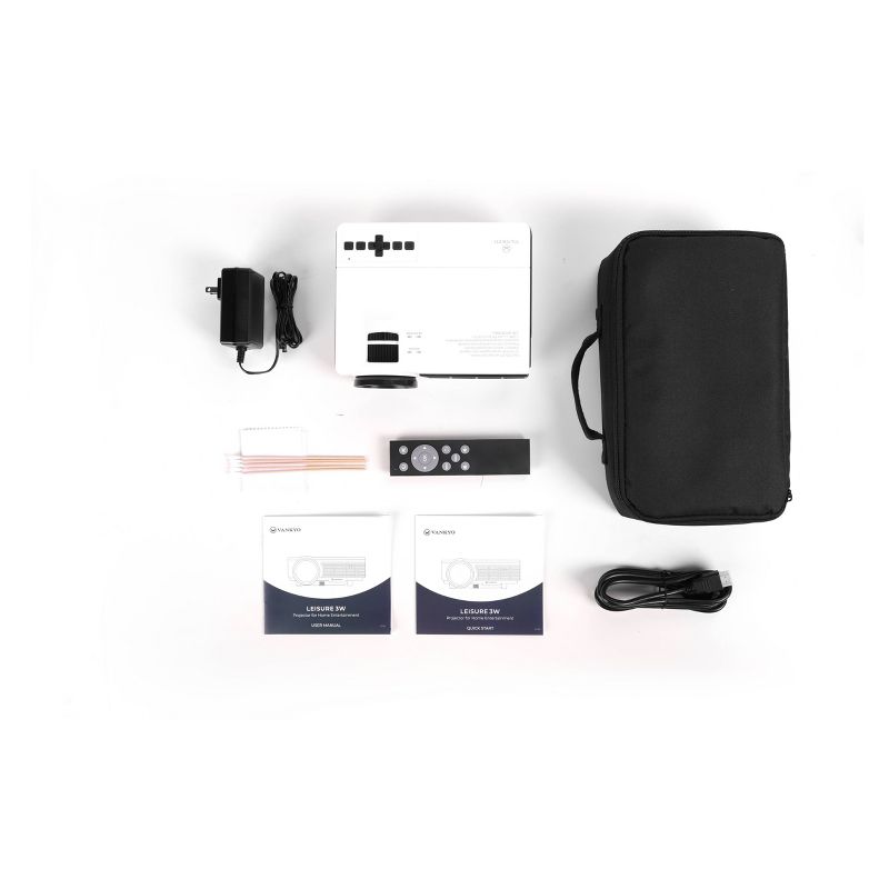 Vankyo Leisure 3W Mini Projector - White