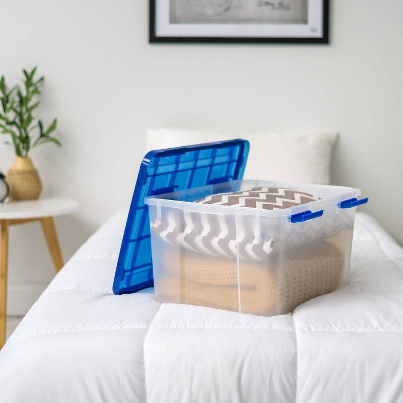 IRIS 44qt WeatherPro Plastic Storage Bin