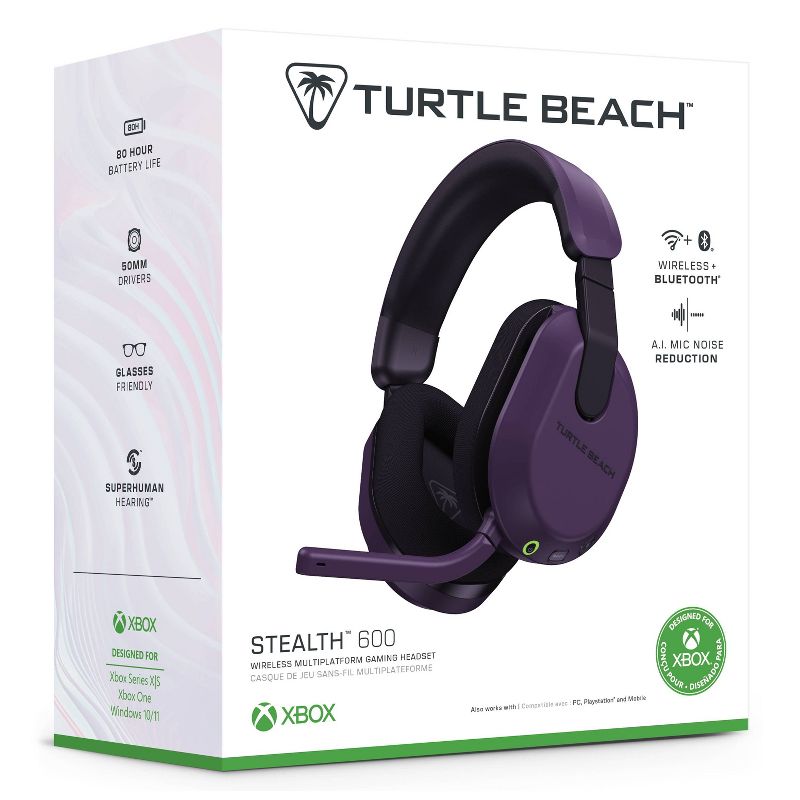 Turtle Beach Stealth 600 Gaming Headset - Purple
