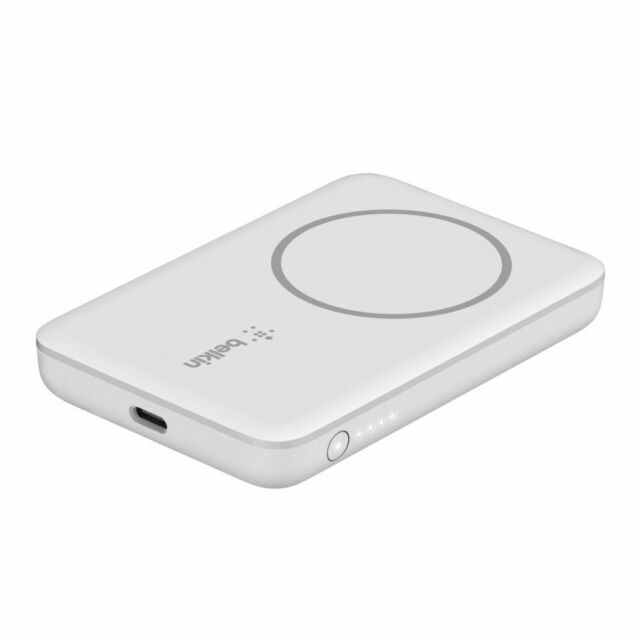 Belkin 2500mAh Magnetic Wireless Power Bank - White