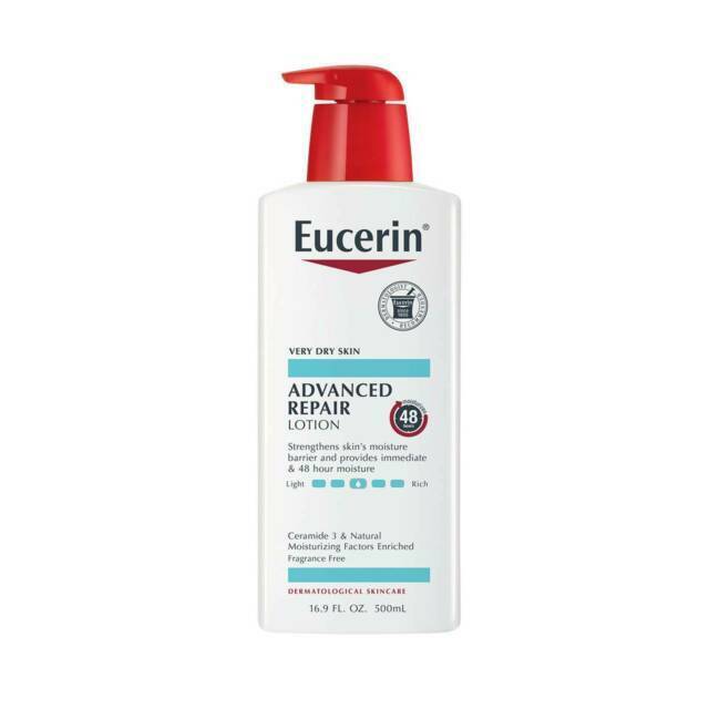 Eucerin Intensive Repair Body Lotion for Very Dry, Flaky Skin, 16.9 Fl Oz