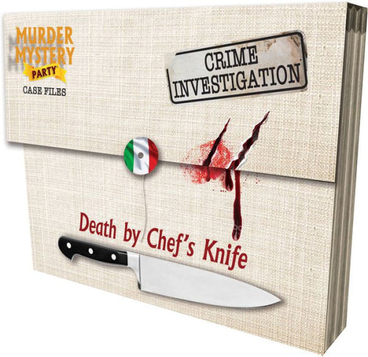 Murder Mystery Case Files Game: Death by Chef's Knife(E-B00KS) DIGITAL BOOK