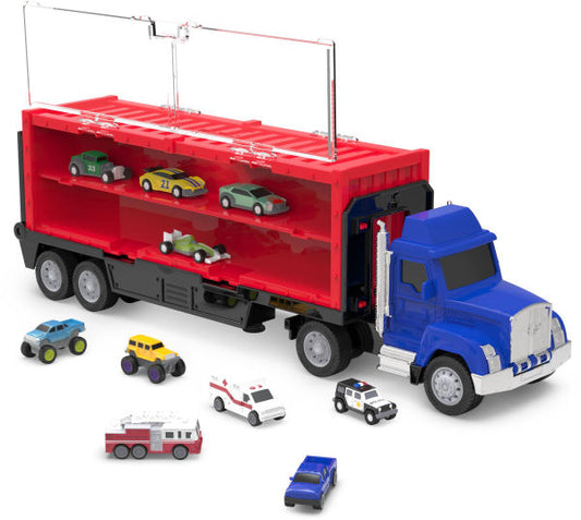 Pocket Carrier Truck Large Carrier Truck with Toy Cars(E-B00KS) DIGITAL BOOK