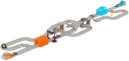 Pocket Turbo Launcher (84pc) Race Track Playset(E-B00KS) DIGITAL BOOK