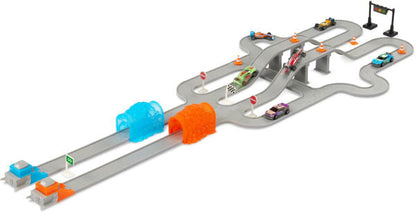 Pocket Turbo Launcher (84pc) Race Track Playset(E-B00KS) DIGITAL BOOK