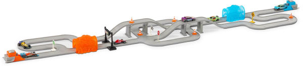 Pocket Turbo Launcher (84pc) Race Track Playset(E-B00KS) DIGITAL BOOK