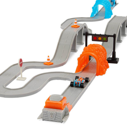 Pocket Turbo Launcher (84pc) Race Track Playset(E-B00KS) DIGITAL BOOK