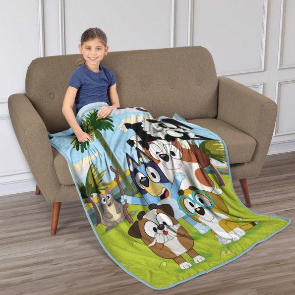 BBC's Bluey "Friend Fun" 46x60 Silk Touch Throw - by The Northwest Group(E-B00KS) DIGITAL BOOK