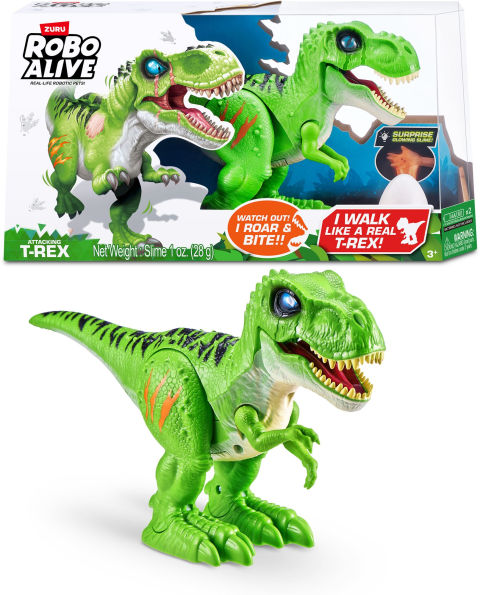 Robo Alive Attacking T-Rex Series 2 Dinosaur Toy by ZURU (Assorted: Styles Vary)