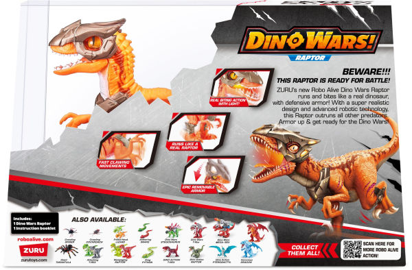 Robo Alive Dino Wars Raptor Toy by ZURU(E-B00KS) DIGITAL BOOK