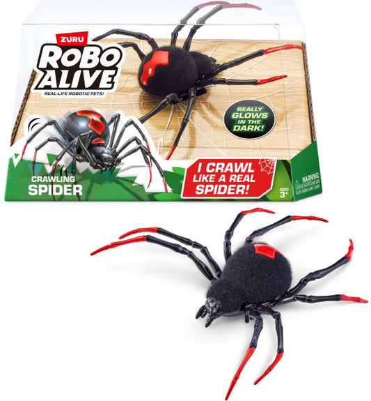 Robo Alive Crawling Spider Glow In the Dark Robotic Toy by ZURU(E-B00KS) DIGITAL BOOK