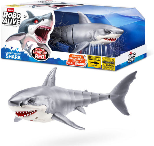 Robo Alive Great White Shark Series 1 by ZURU(E-B00KS) DIGITAL BOOK