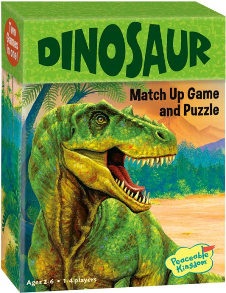 Dinosaur Match Up Game + Puzzle by Peaceable Kingdom(E-B00KS) DIGITAL BOOK