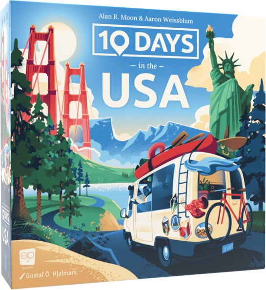 10 Days in the USA by Alan R. Moon and Aaron Weissblum