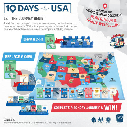 10 Days in the USA by Alan R. Moon and Aaron Weissblum