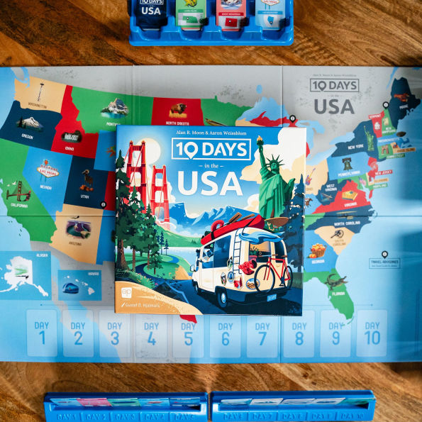 10 Days in the USA by Alan R. Moon and Aaron Weissblum