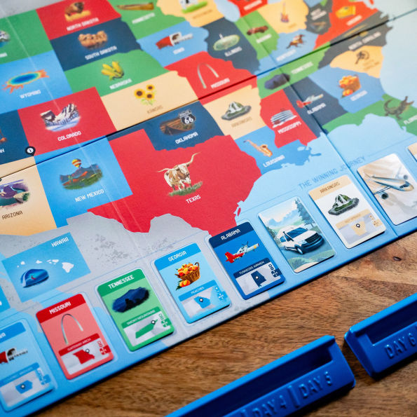 10 Days in the USA by Alan R. Moon and Aaron Weissblum