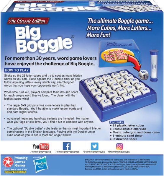 Big Boggle Classic Edition by Allan Turof(E-B00KS) DIGITAL BOOK