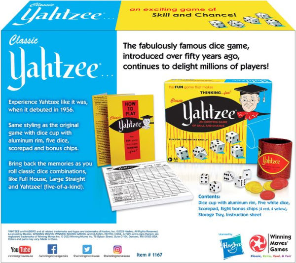 Classic Yahtzee by Edwin S. Lowe(E-B00KS) DIGITAL BOOK